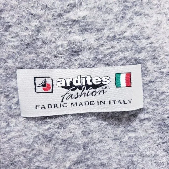 Los Angeles Project Double‎ Breasted Pea Coat Overcoat Womens Small Gray - Picture 11 of 12